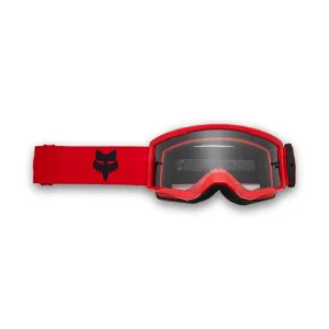 FOX YOUTH MAIN CORE GOGGLES [FLO RED]