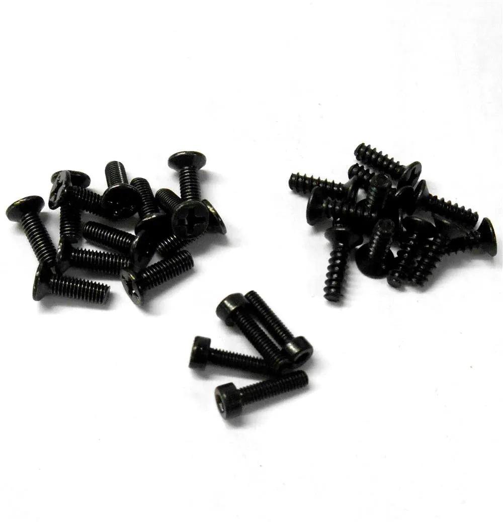 General Screws Set 1/10 Scale 3mm M3 x 10 Metric Coarse and Pull Start Screws.