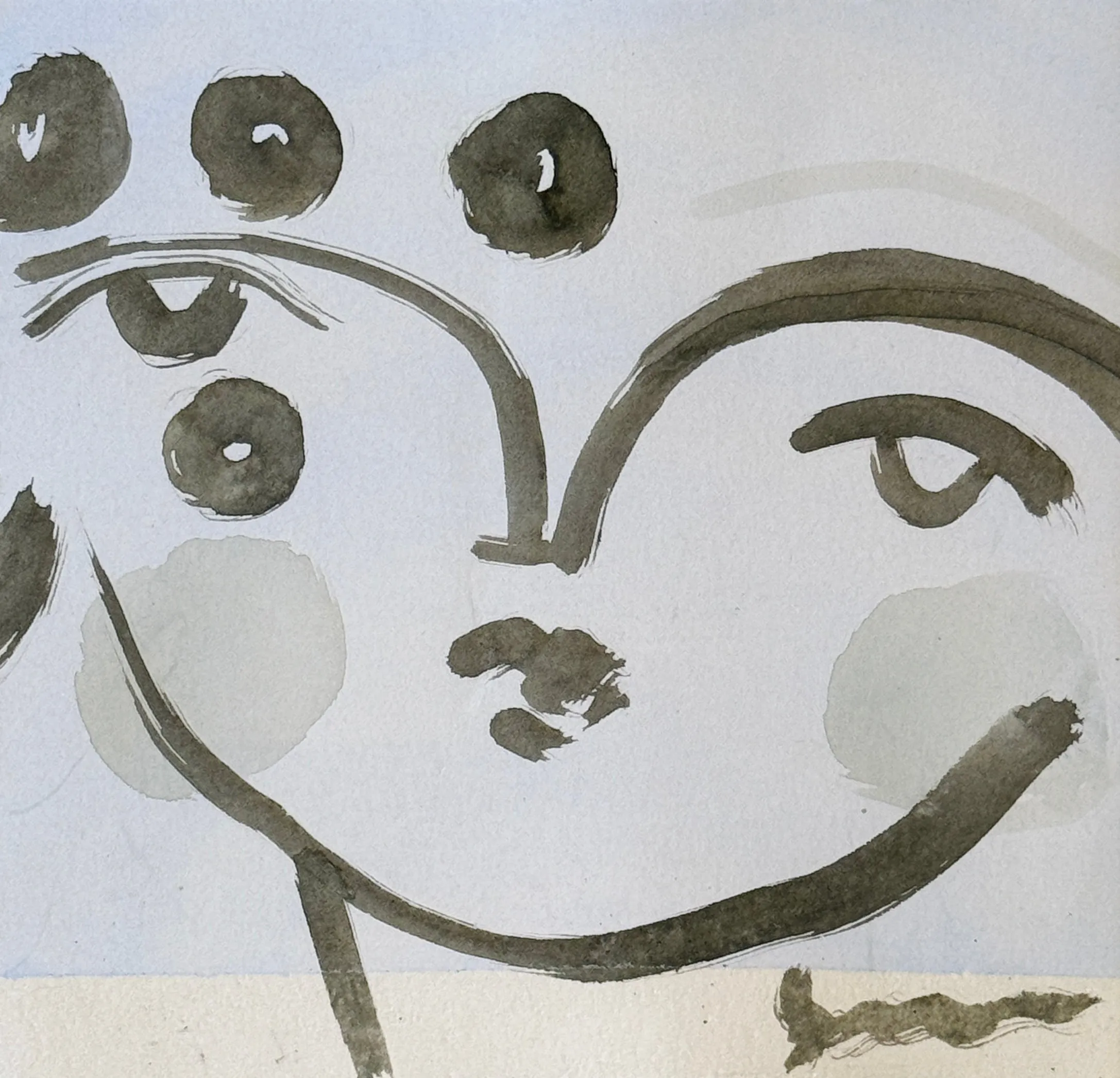Gentle Face -  5 x 5