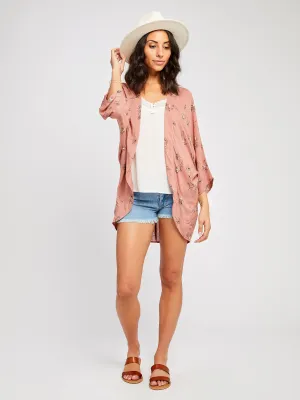 GENTLE FAWN Monarch Kimono