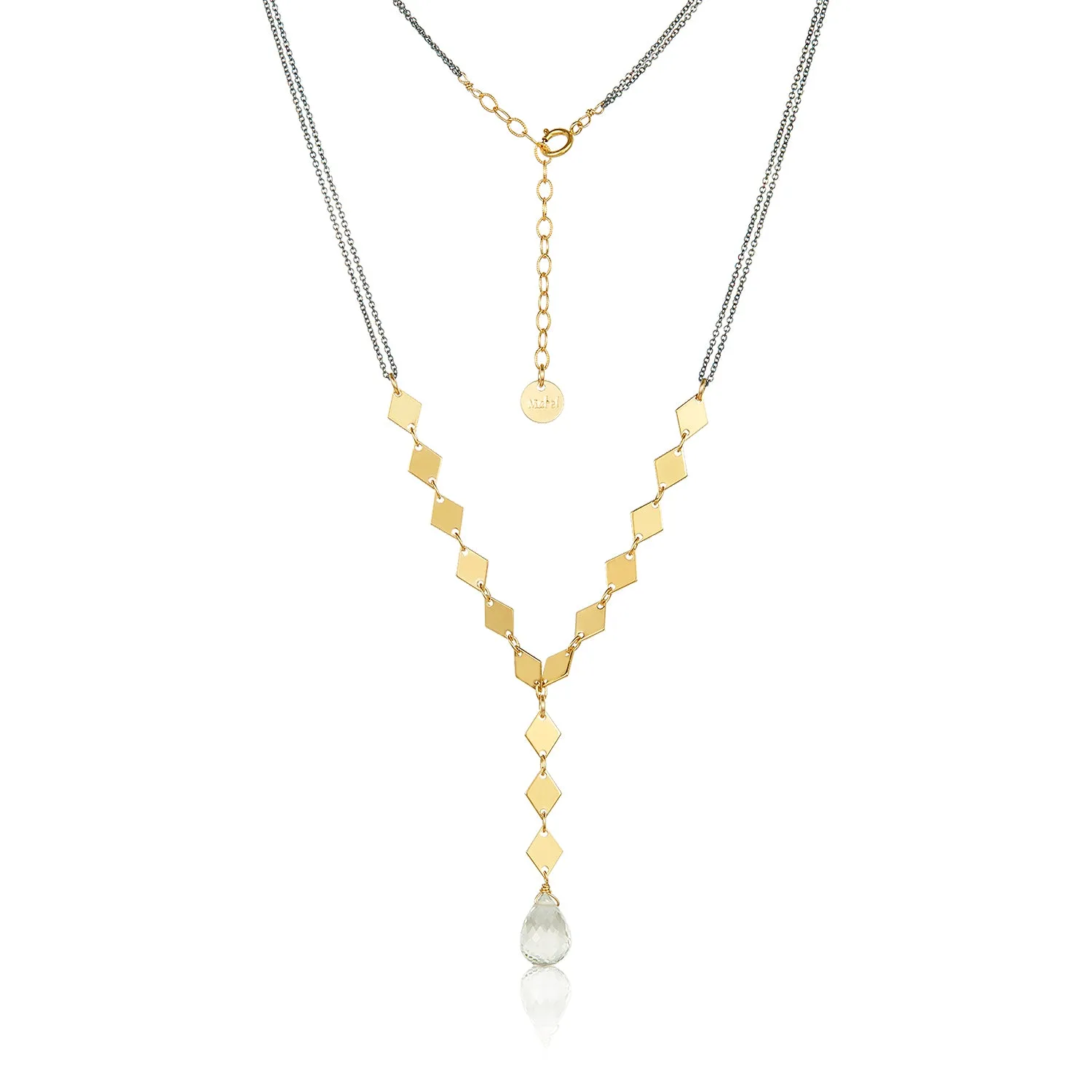 Geometric Drop Necklace
