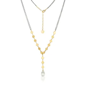 Geometric Drop Necklace