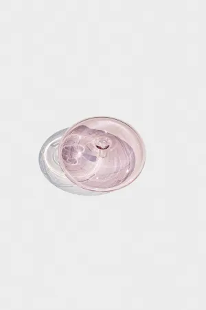 Glass Incense Holder in Pink