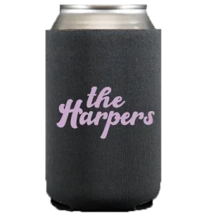 Groovy Last Name Koozie
