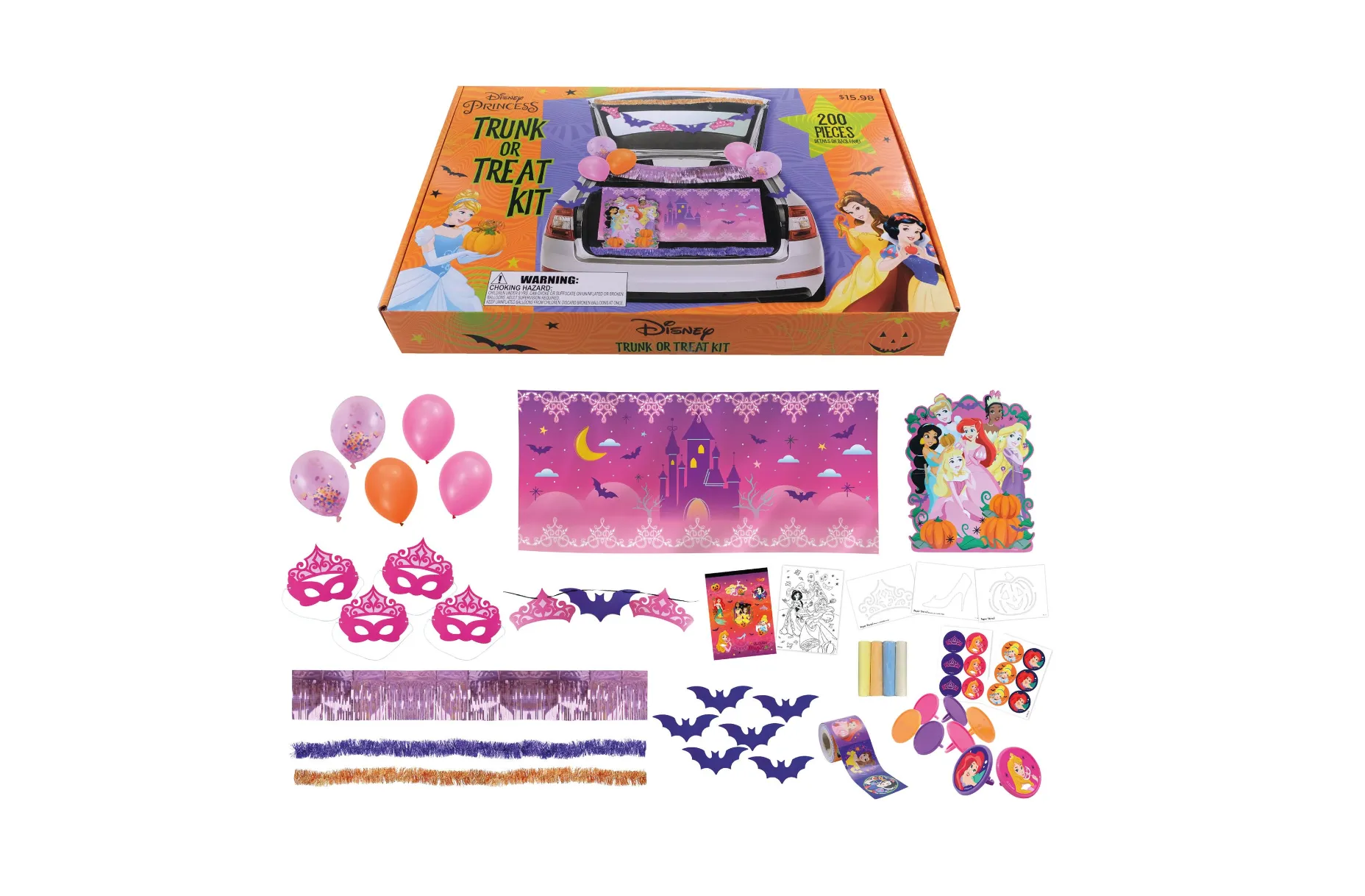 Halloween Disney Princess Trunk or Treat Kit