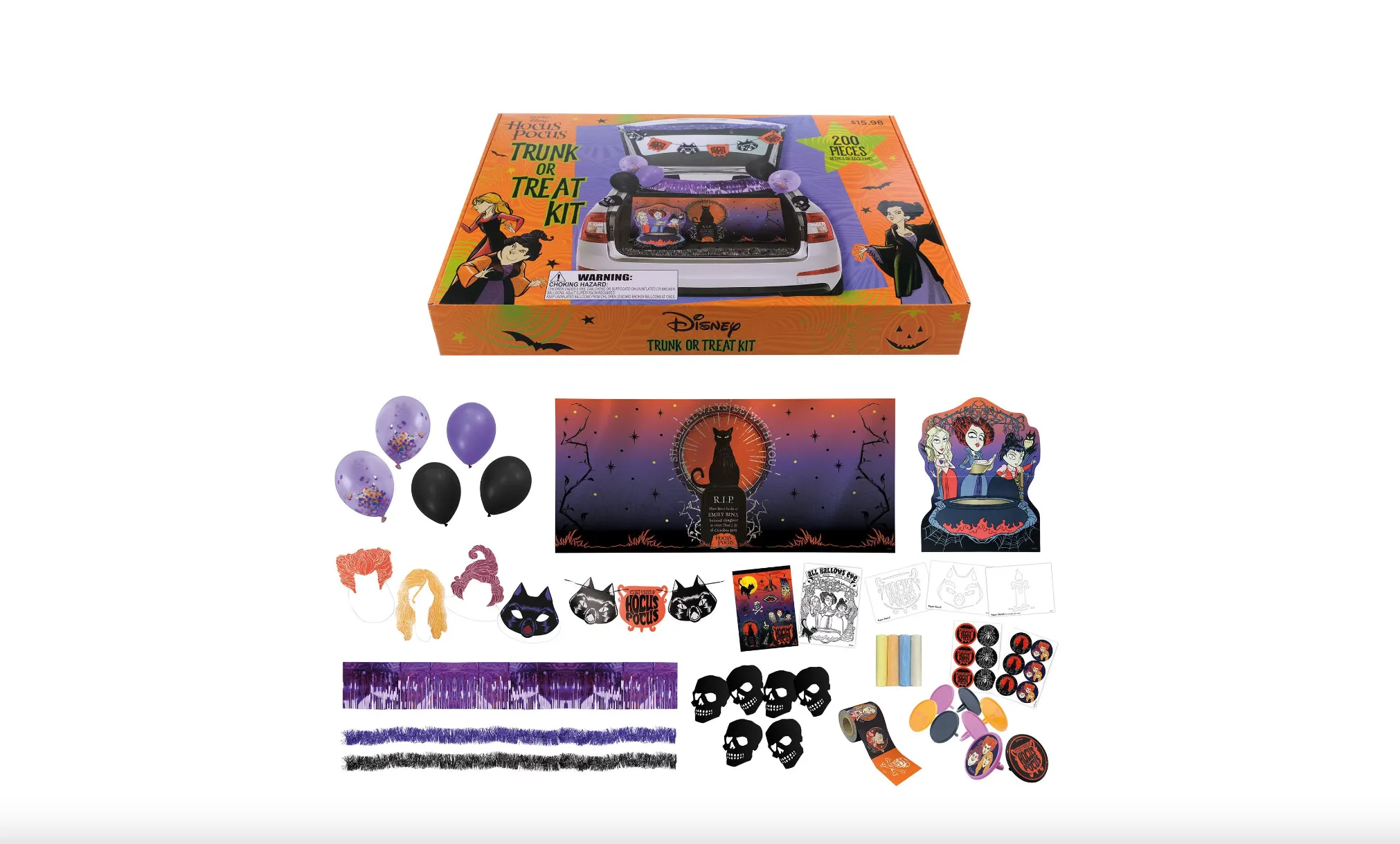 Halloween Hocus Pocus Trunk or Treat Kit