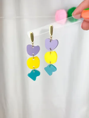 Happy Colorful Sunset Earrings