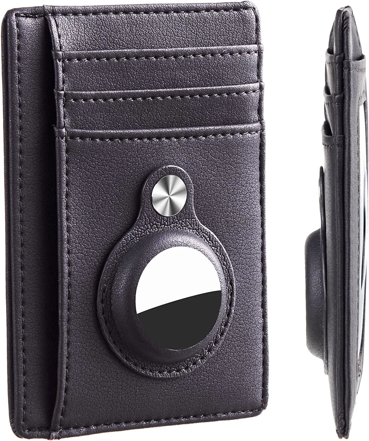 Hawanik Slim Minimalist Airtag Wallet Not Including Airtag