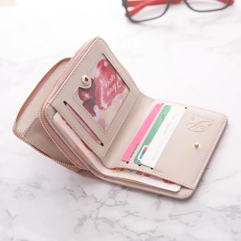 Hollow Butterfly Zipper Wallet