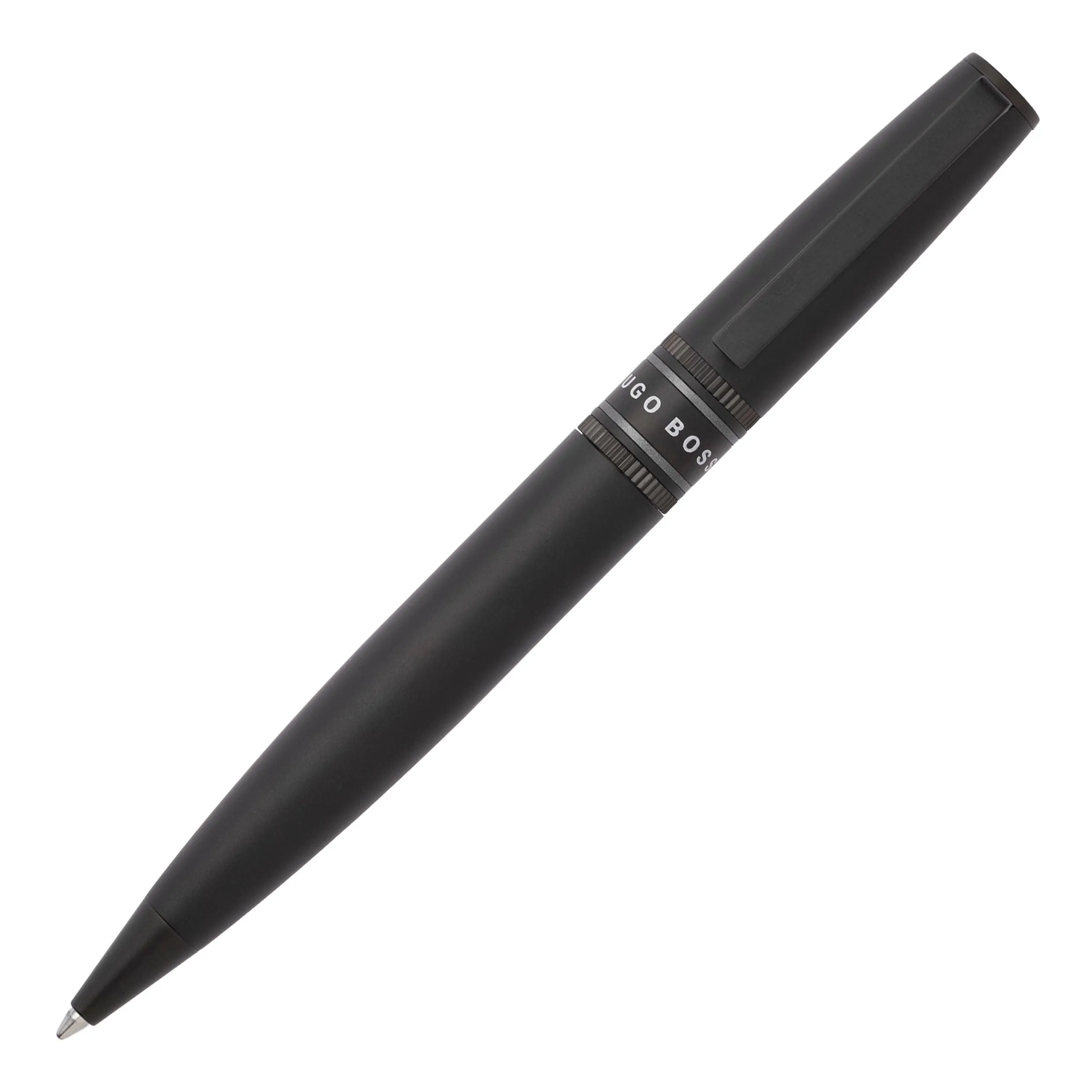 HUGO BOSS HPBR212A-Set Illusion Gear Black (ballpoint pen & rollerball pen)