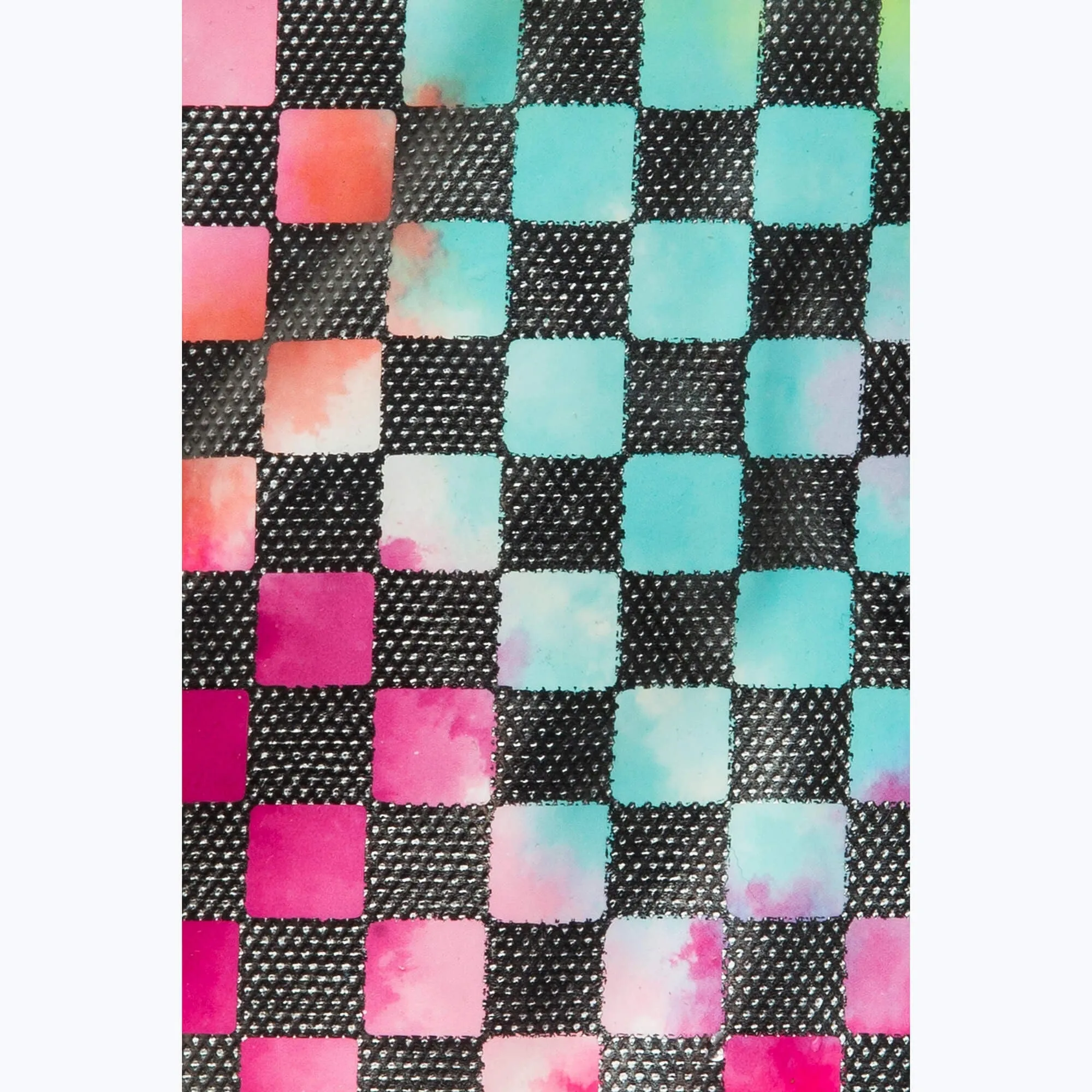 Hype Unisex Multi Rainbow Check Crest Backpack Multi