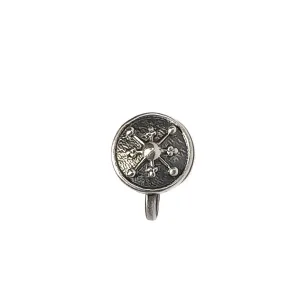 Ira Silver Nose Pin Clip on by MOHA