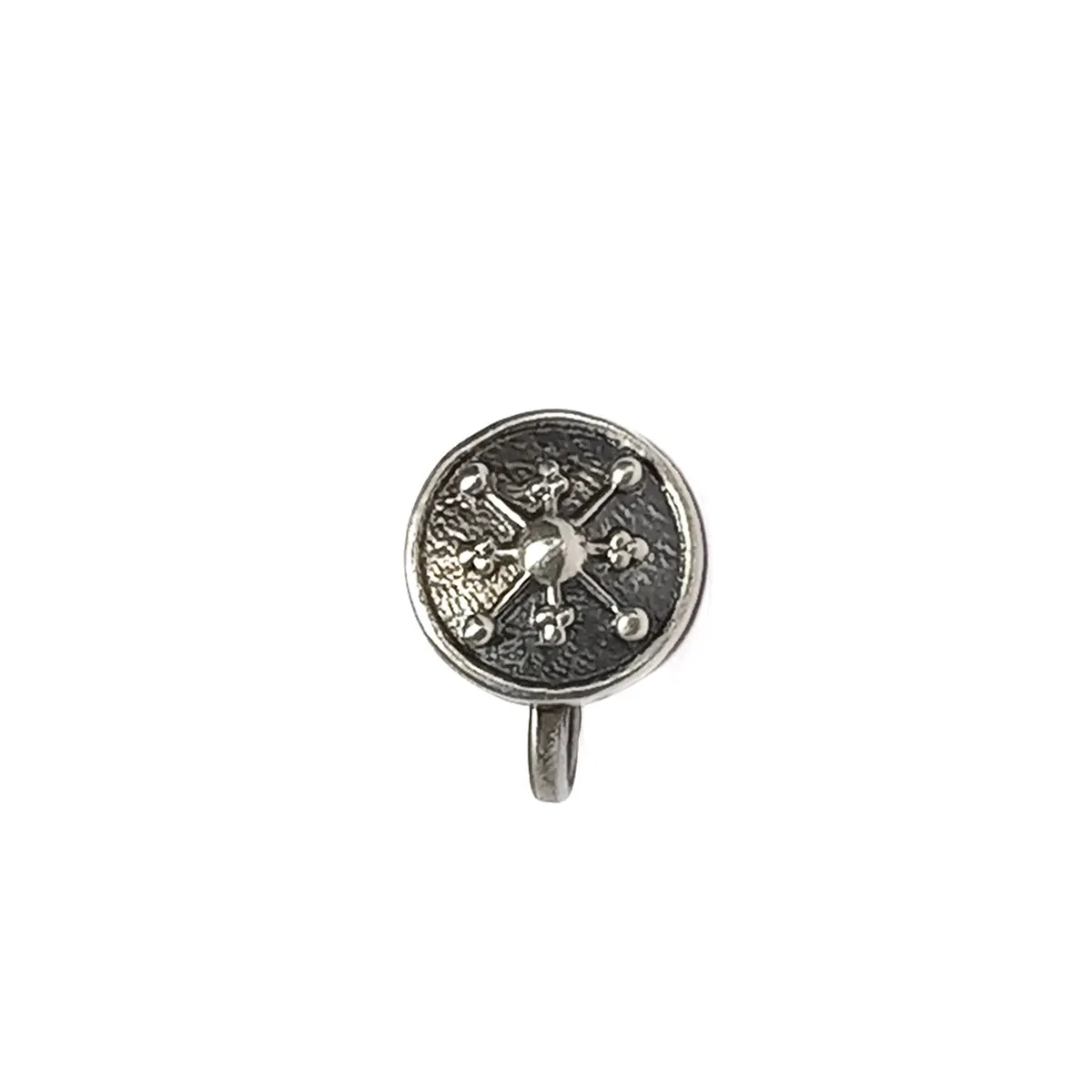 Ira Silver Nose Pin Clip on by MOHA
