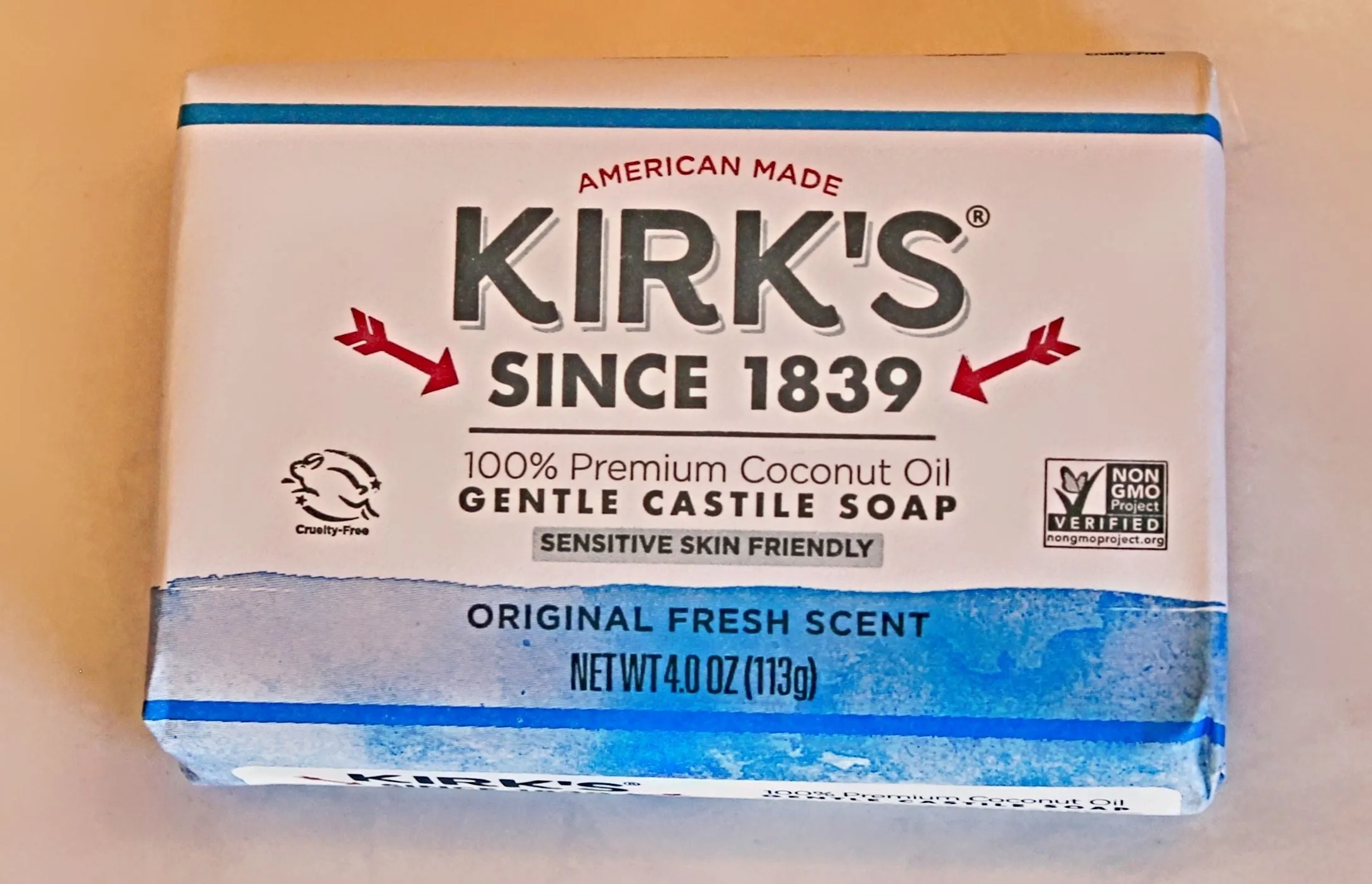 Kirk's Original Fresh Scent Gentle Castile Bar Soap