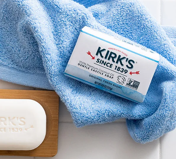 Kirk's Original Fresh Scent Gentle Castile Bar Soap