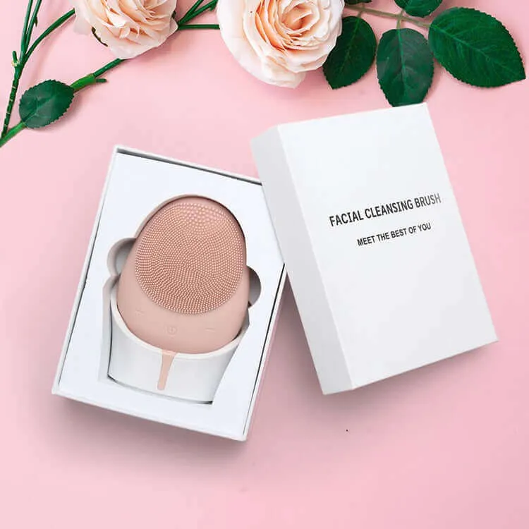 Latest Soft silicone facial cleansing Brush Rechargeable