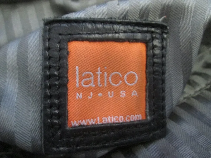 LATICO NJ USA Leather Tote Carryall Satchel Man Purse Handbag Briefcase BLACK L