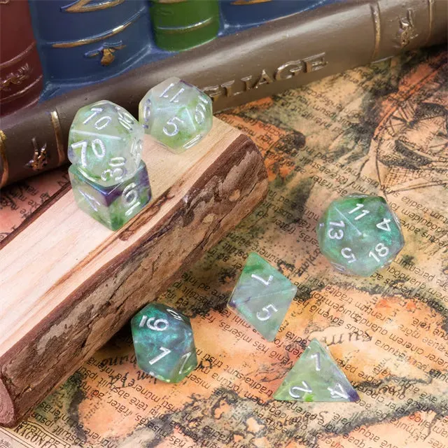 Level Up Dice | Galaxy | Purple Green