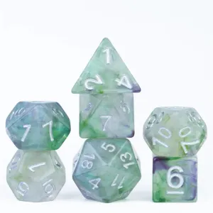 Level Up Dice | Galaxy | Purple Green