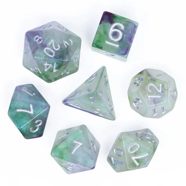 Level Up Dice | Galaxy | Purple Green