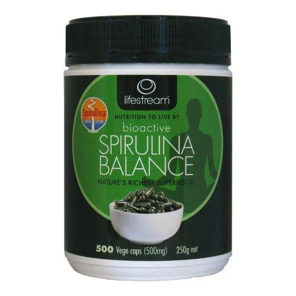 Lifestream Spirulina Bioactive 500mg 200s