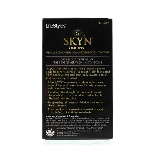 Lifestyles Skyn Lubricated Condoms - 12 Pack