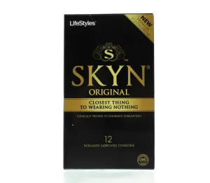 Lifestyles Skyn Lubricated Condoms - 12 Pack