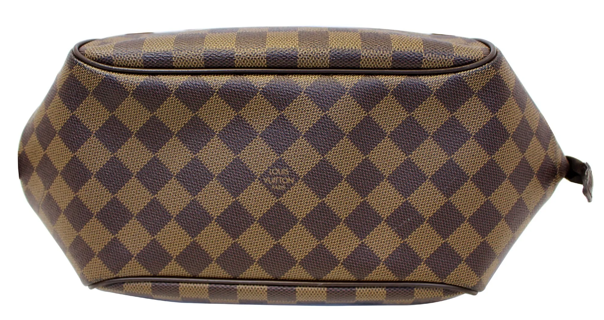 LOUIS VUITTON Damier Ebene Belem MM Brown Shoulder Bag
