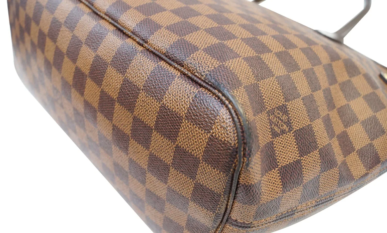 LOUIS VUITTON Damier Ebene Neverfull MM Shoulder Bag