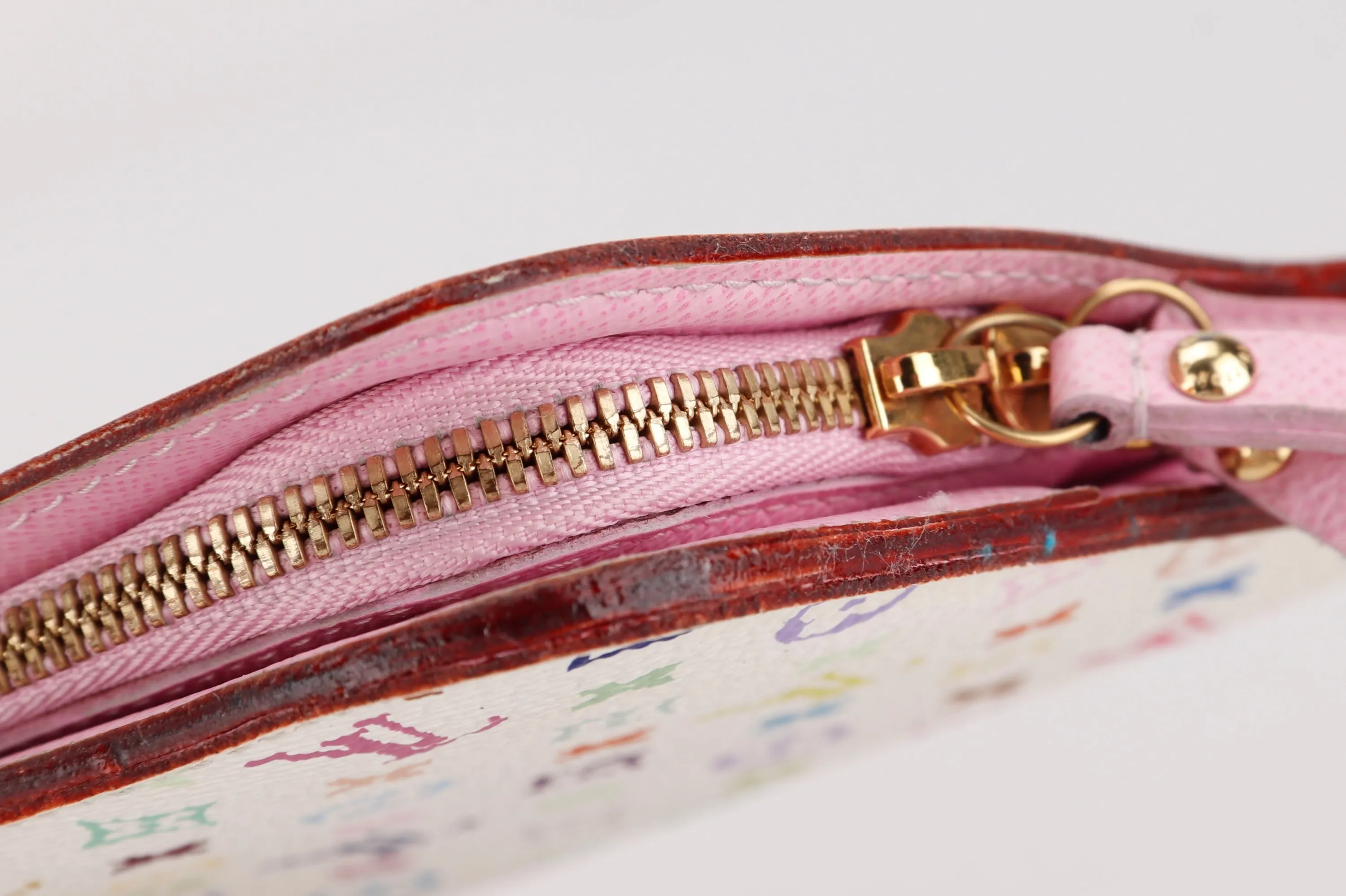 LOUIS VUITTON M93751 INSOLOTE ZIPPY LONG WALLET (CA1039) WHITE MONOGRAM MULTICOLOR, WITH BOX, NO DUST COVER
