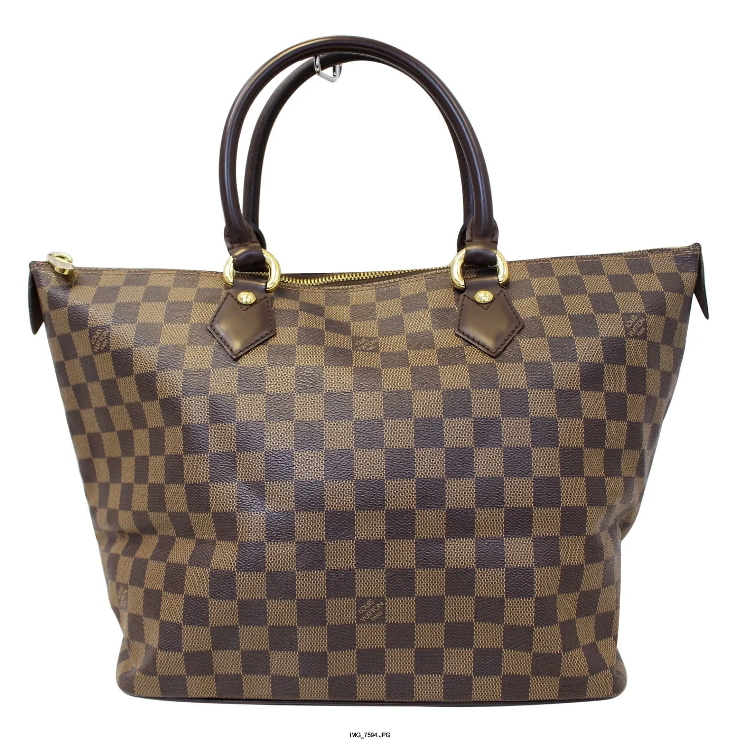 LOUIS VUITTON Saleya MM Damier Ebene Shoulder Bag
