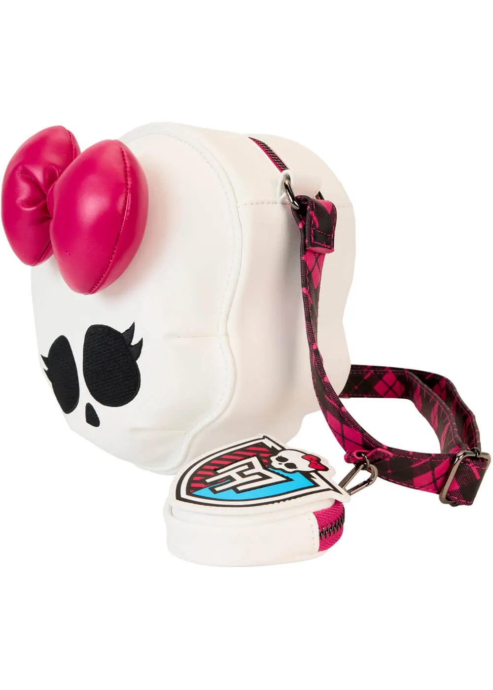 Loungefly Mattel Monster High Skulette Figural Crossbody White