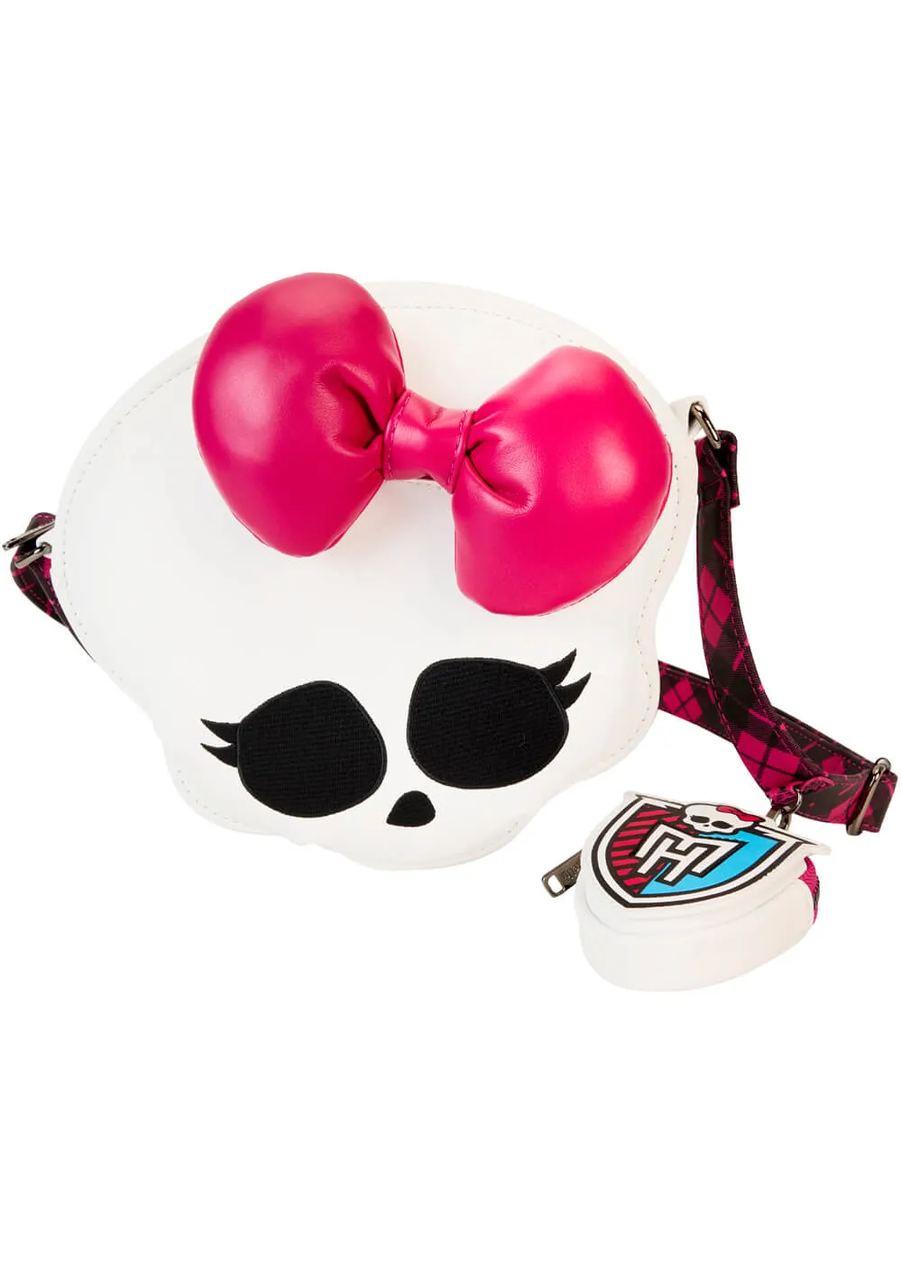Loungefly Mattel Monster High Skulette Figural Crossbody White
