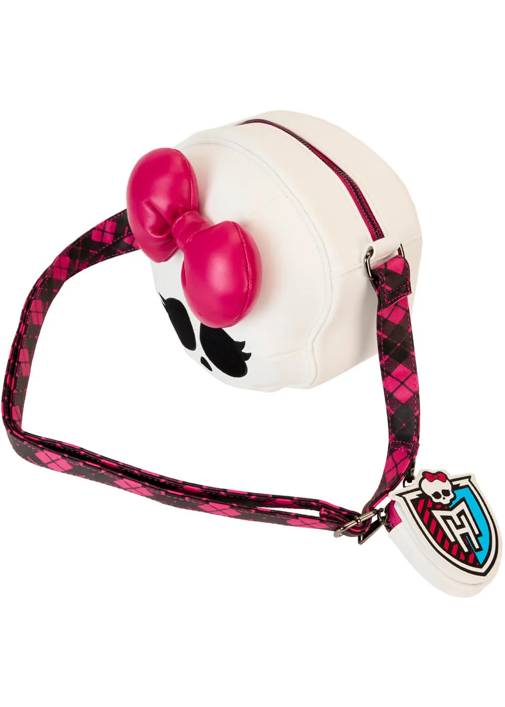 Loungefly Mattel Monster High Skulette Figural Crossbody White
