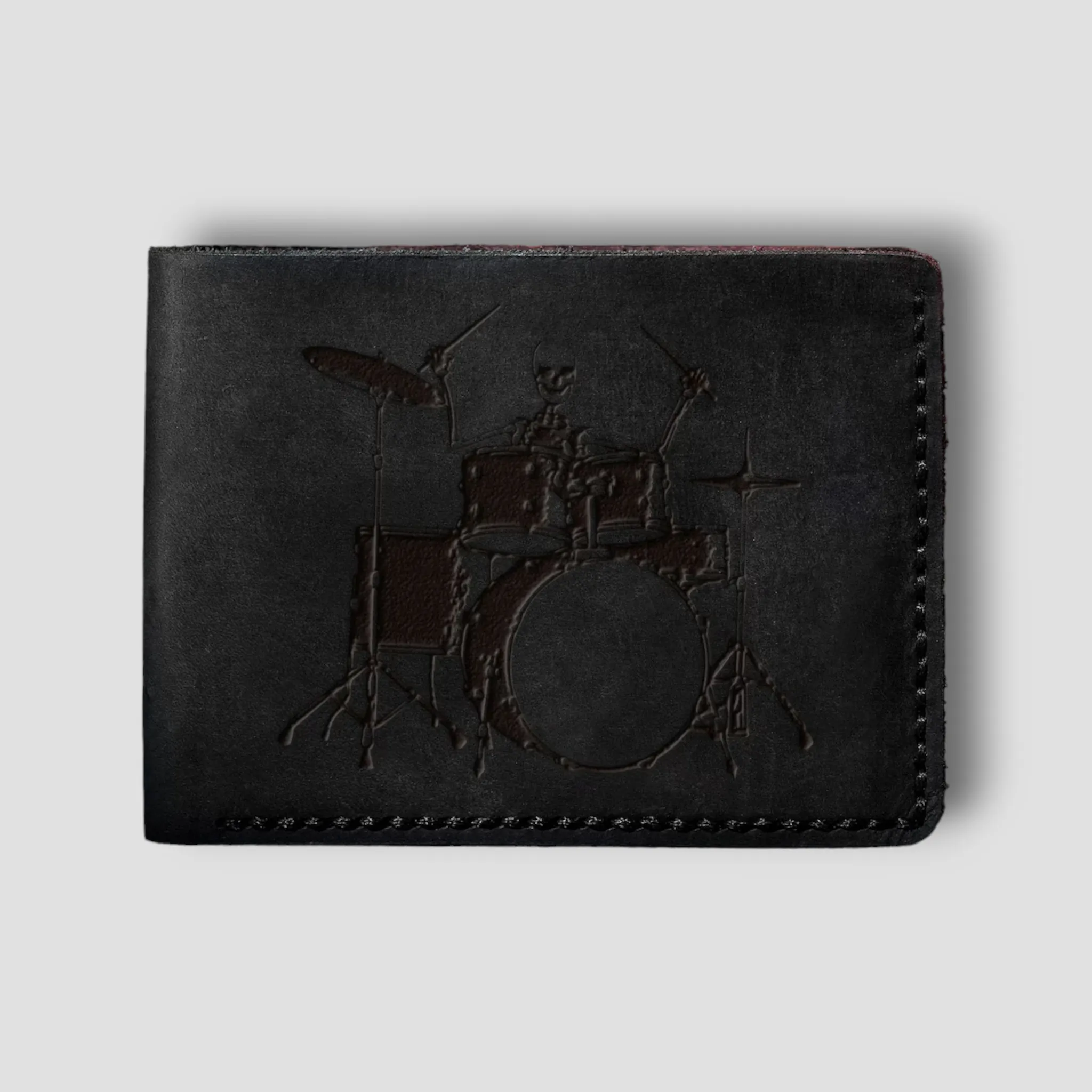 Lucifers Melody: Handmade Gothic Leather Wallet