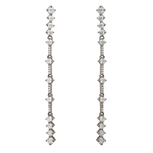 LUSTROUS EARRING, BR STERLING SILVER