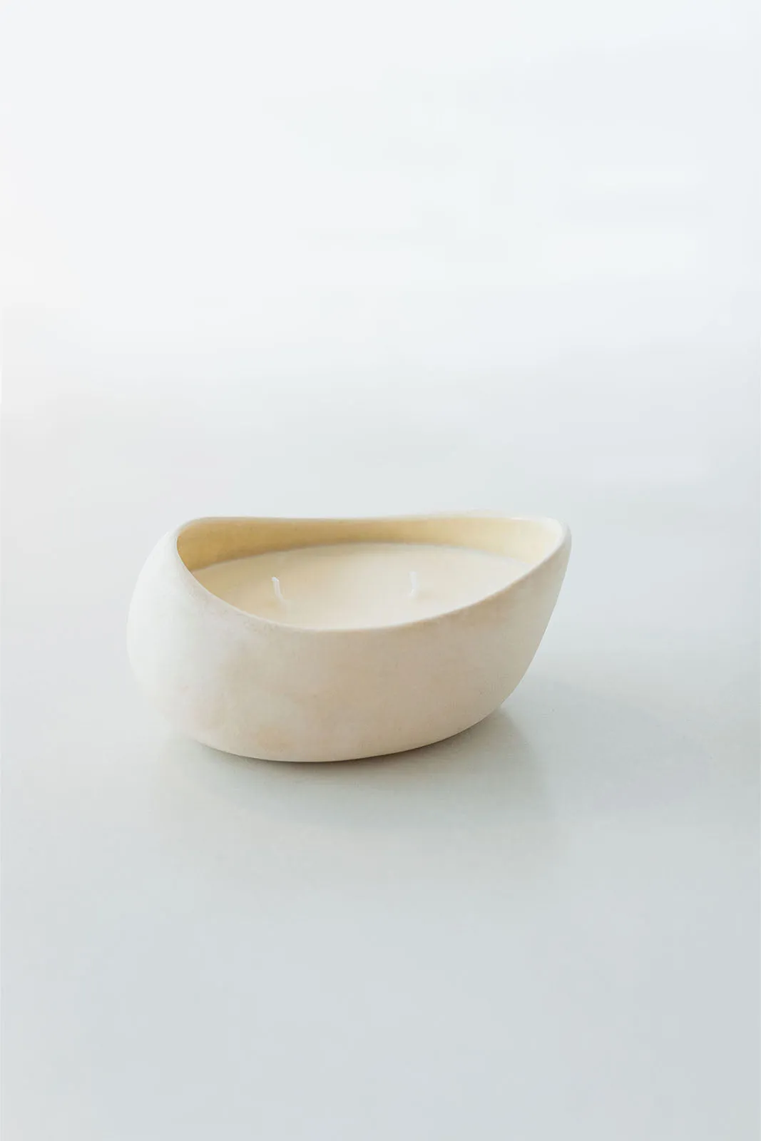 Luz Candle Sand Bisque