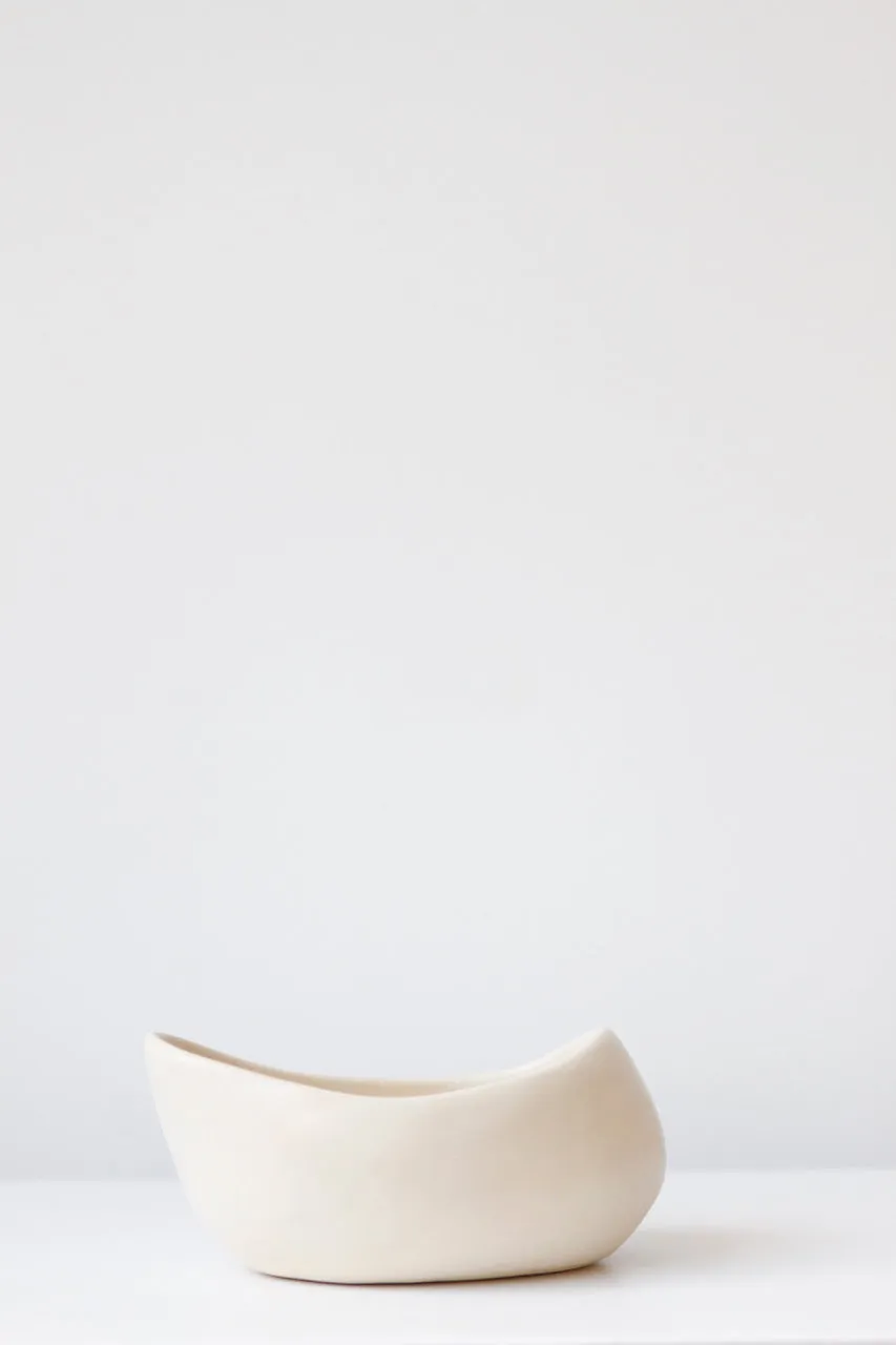 Luz Candle Sand Bisque