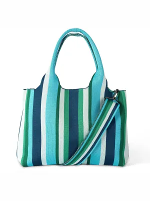 MARISOL tote Blue Stripe
