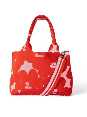MARISOL tote Jumbo Blooms Pink