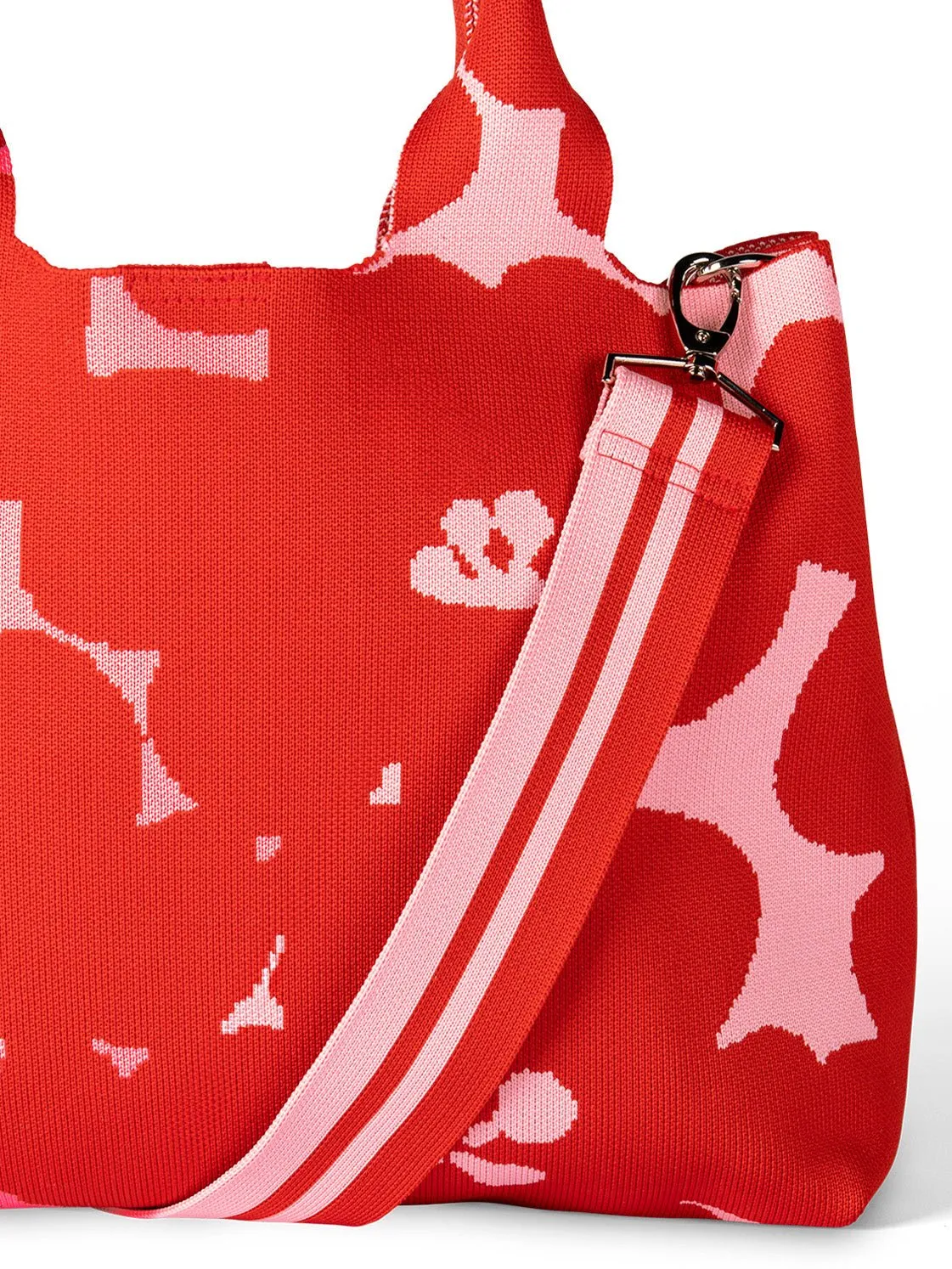 MARISOL tote Jumbo Blooms Pink