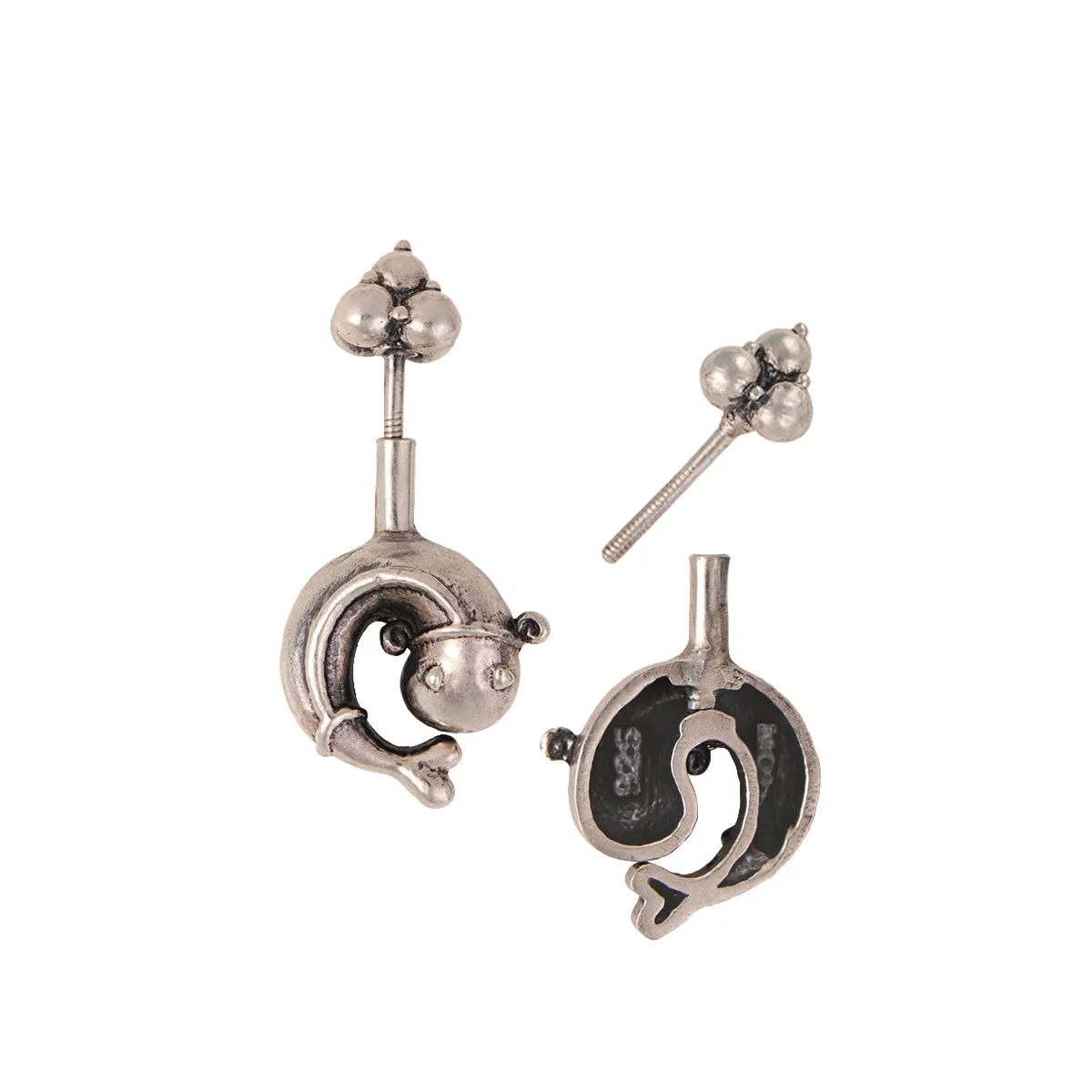 Matsyakarnika Silver Bugadi, Pierced (Small) by MOHA