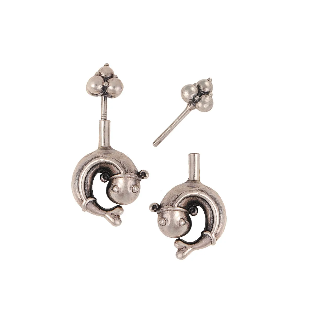 Matsyakarnika Silver Bugadi, Pierced (Small) by MOHA