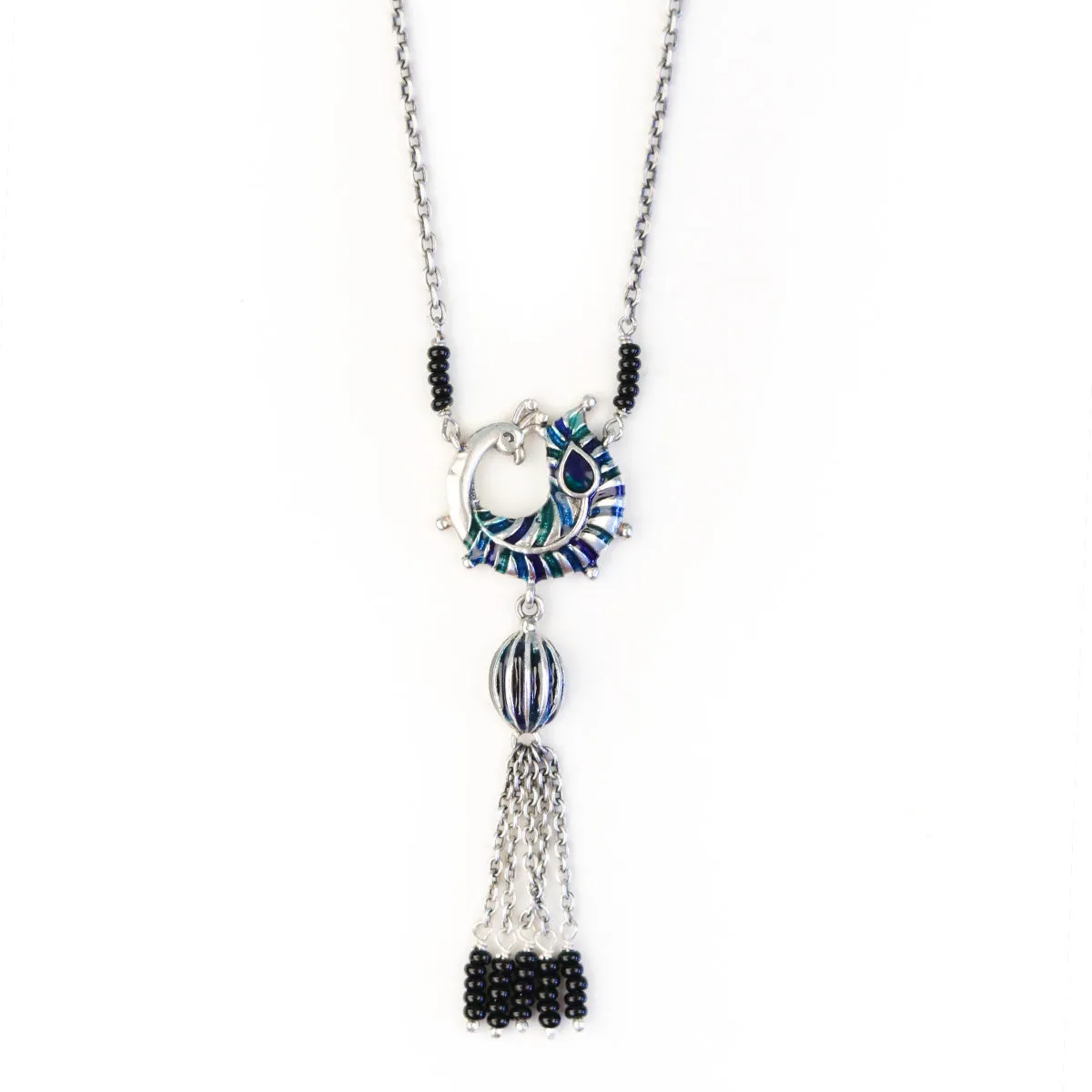 Mayurika Silver Mangalsutra by Moha