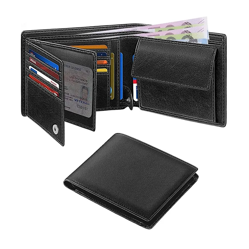 Men's PU Leather Long Wallet