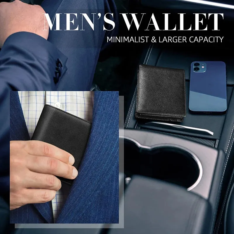 Men's PU Leather Long Wallet