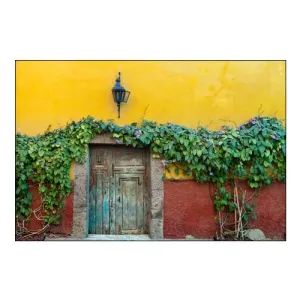 Mexico Doorway to colorful building