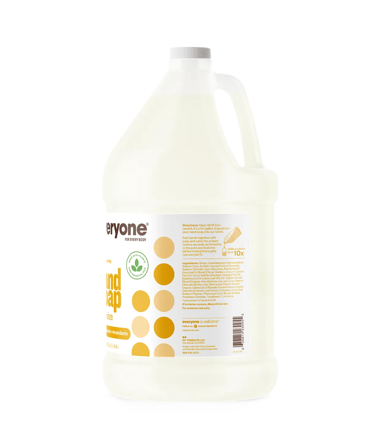 Meyer Lemon   Mandarin Hand Soap Gallon Case Pack of 4