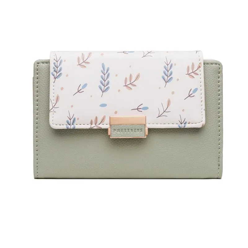 Mid-length Floral Wallet