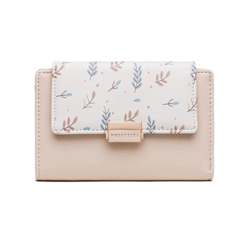 Mid-length Floral Wallet